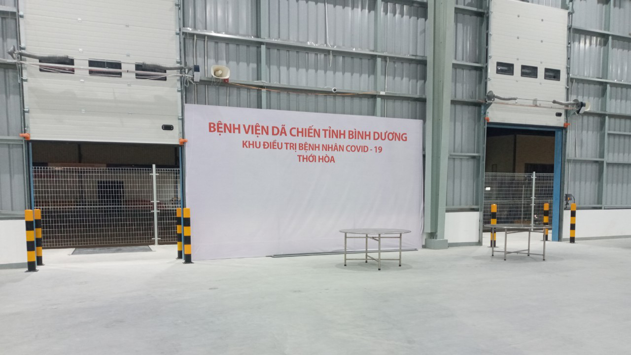 Thi công tại bệnh viện dã chiến TPHCM 28